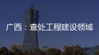 广西	
：查处工程建设领域腐败问题440件 处分470人