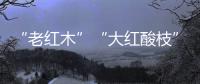 “老红木”“大红酸枝”。木材呈深红色，大红酸枝一般带酸醋味