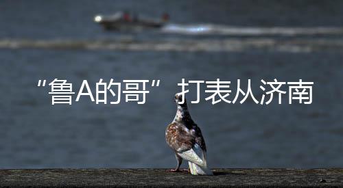鲁A的哥不少网友好奇