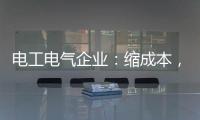 电工电气企业：缩成本，重个性
，强产品
，新方向