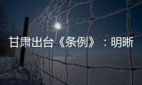 甘肃出台《条例》	：明晰“责任田” 防治校园暴力及“校闹”