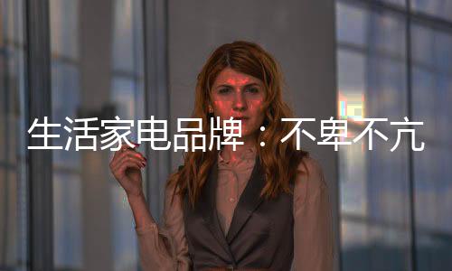 生活既经不起市场的家电锤炼