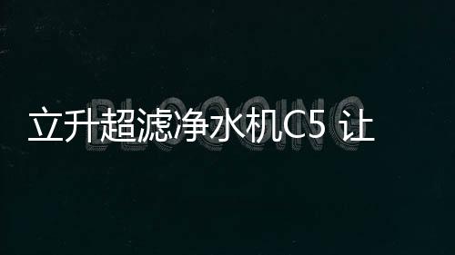 自动冲洗滤芯截留的立升污物