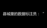 县城里的数据标注员	：“有多少智能，就有多少人工”