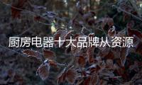 厨房电器十大品牌从资源
、渠道	、设计三方面谋发展