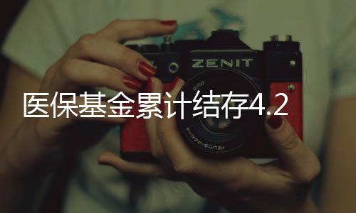 基金结存比上年增长3.3%