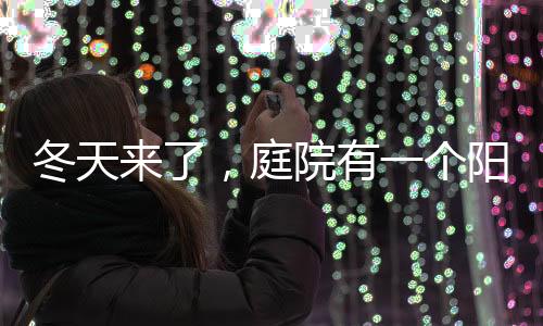 这时候把它们搬进阳光房里