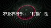 农业农村部：“村播”是乡村振兴的新型人才
