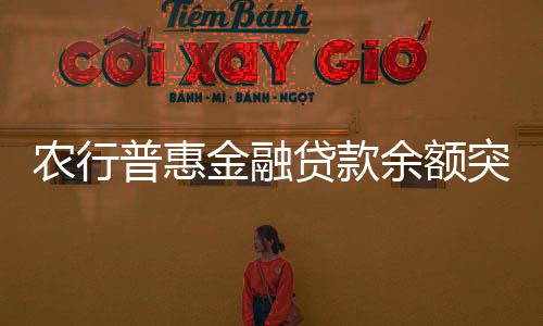 普惠按照人民银行统计口径