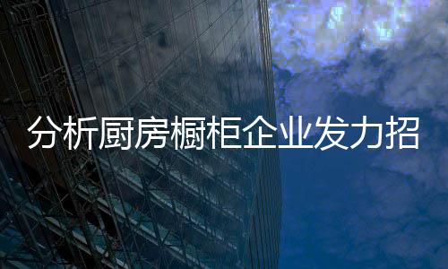 在招商拓展的企业过程中