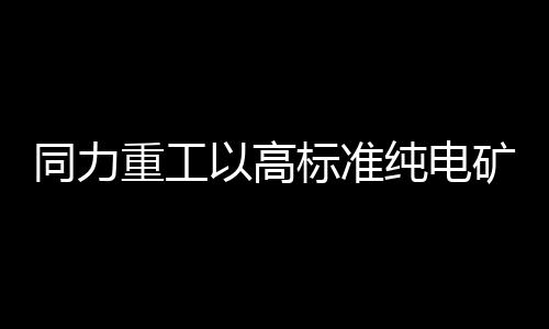 高效智能的同力优势