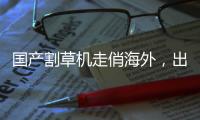 国产割草机走俏海外	，出口额同比增长近六成