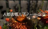 人都去哪儿了
？——企业、员工、专家	、官员共话制造业用工问题
