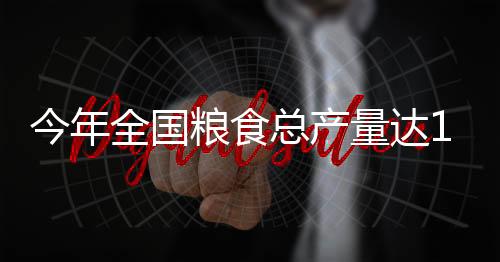 算全年粮食生产大账