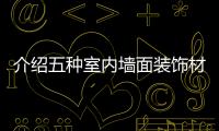 介绍五种室内墙面装饰材料的特点