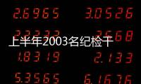 上半年2003名纪检干部被处分，厅局级95人丨时政周报