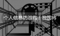 个人信息防泄露
！我国将推广应用国家网络身份认证公共服务