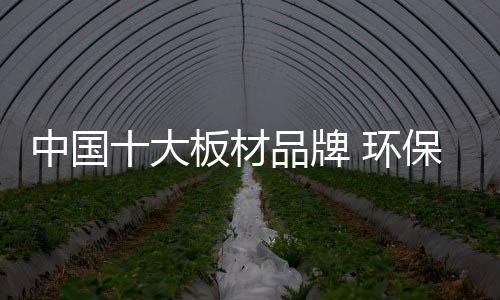 它们生产的板材种类繁多