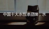 中国十大水性漆品牌	，水性漆的特点
