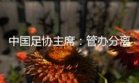 中国足协主席：管办分离，中足联已经获批准成立