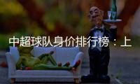 中超球队身价排行榜
：上港超越恒大位居榜首