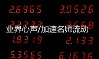 业界心声/加速名师流动 还看激励措施