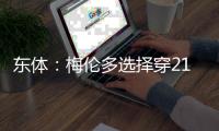 东体	：梅伦多选择穿21号	，来华之前向武磊了解过情况