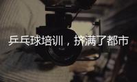 乒乓球培训，挤满了都市打工人
