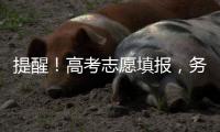 提醒！高考志愿填报
，务必准确填写个人信息和有效联络方式