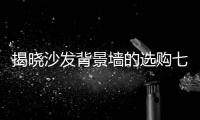 揭晓沙发背景墙的选购七大秘笈