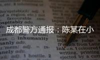 成都警方通报：陈某在小区持刀刺伤赵某，已被刑拘