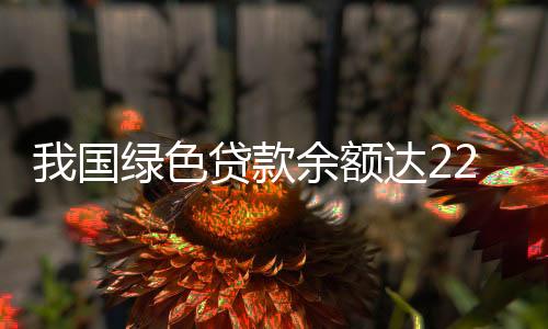 色贷全年增添1.15万亿元