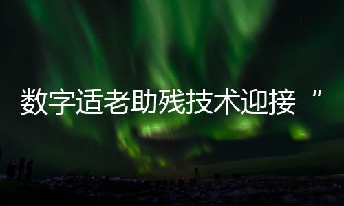 加快推动机器人赋能智慧养老