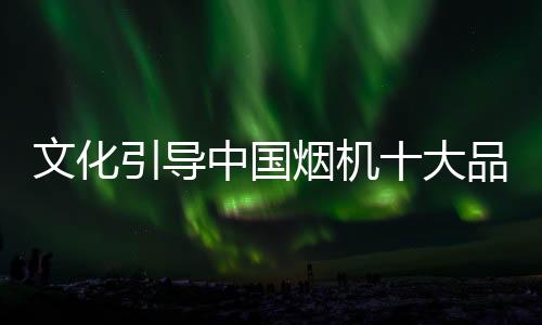 作为烟机企业领导人