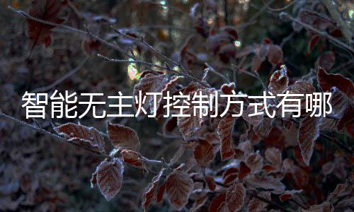 所以智能赋予无主灯的灵魂