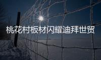 桃花村板材闪耀迪拜世贸中心
，以匠心品质征服国际市场