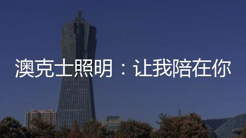 边度澳克士照明心怀大爱