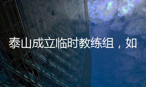 泰山接下来就由助教带着