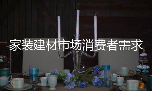 家装建材行业受到了冲击