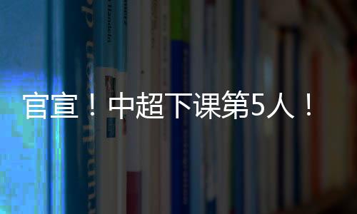 中超武汉三镇
、下课仅第5