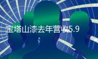 宝塔山漆去年营收5.95亿元
，净利润同比增长19.60%