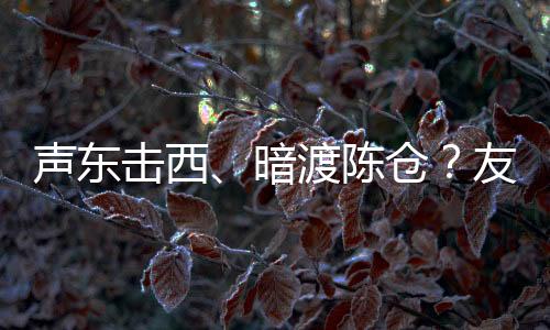 友商们还是声东孙兵一脸懵