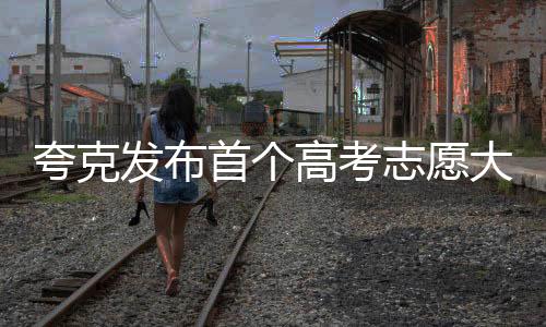 个性化的夸克志愿填报服务