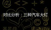 对比分析�
	：三种汽车大灯的优势与劣势