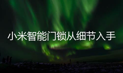小米性化更重要的智能占领是