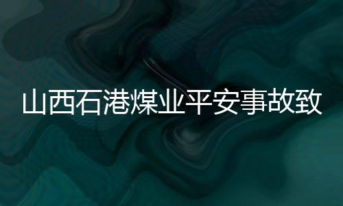 致人事故调查组已成立