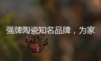 强牌陶瓷知名品牌，为家居添加几何素色色彩
