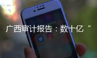 广西审计报告：数十亿“三保”资金管理不善
，财政暂付款不减反增