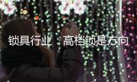 锁具行业：高档锁是方向 门锁是领头羊