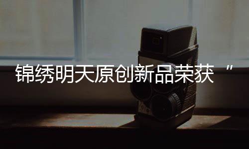 锦绣明天携带原创新品参展